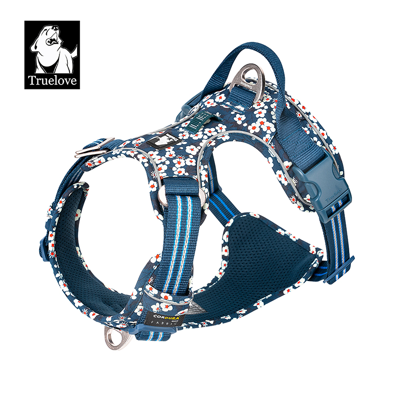 Truelove Easy On/Off Harness with Front and Back Leash Attachments (TL