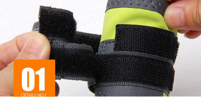 Truelove Anti-Slip Dog Shoe with Hook&Loop Design (TLS3961)