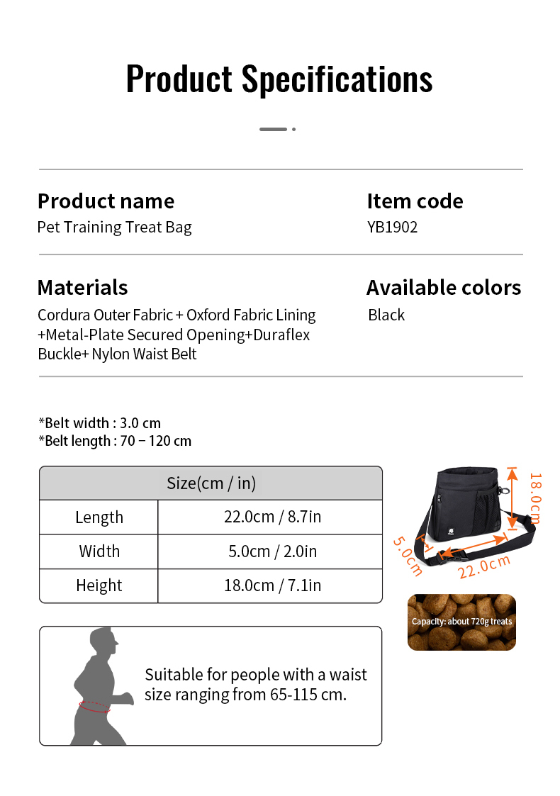 Winhyepet Large Training Waist Bag (YB1902)