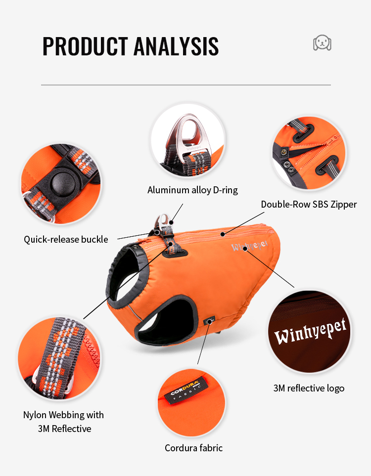 Winhyepet Premium Waterproof Winter Coat (YG1871)