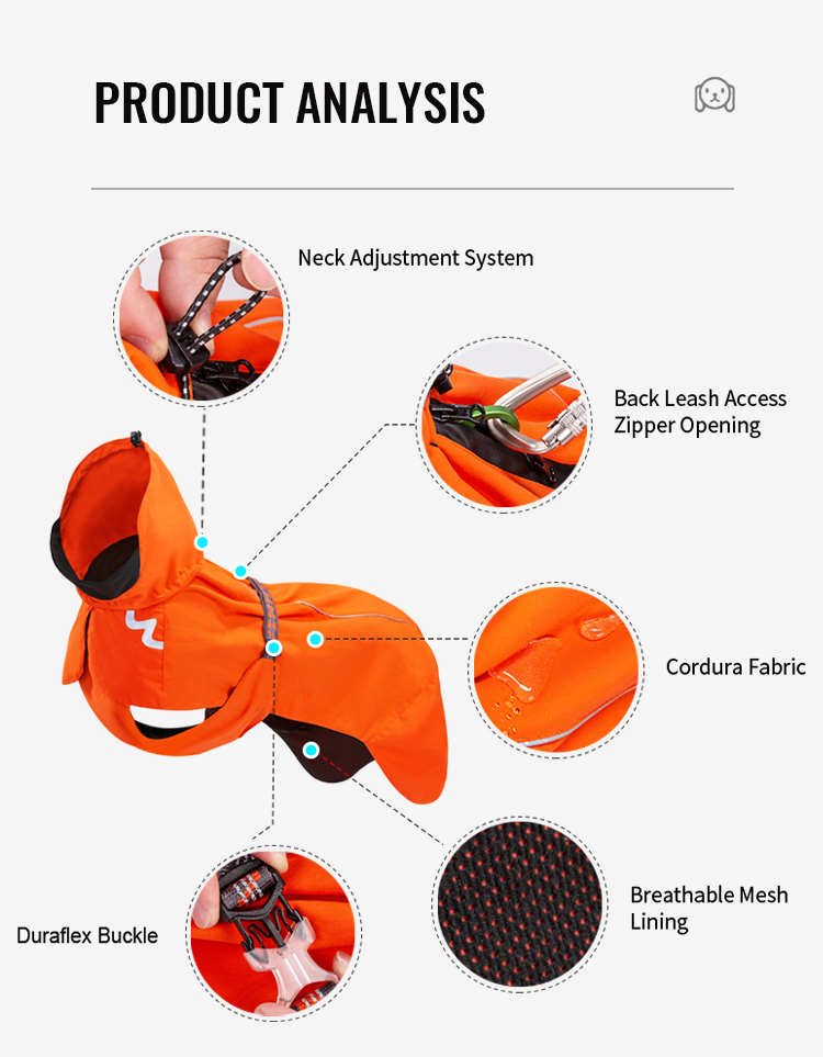 Winhyepet Outdoor Pet Jacket (YG1872)