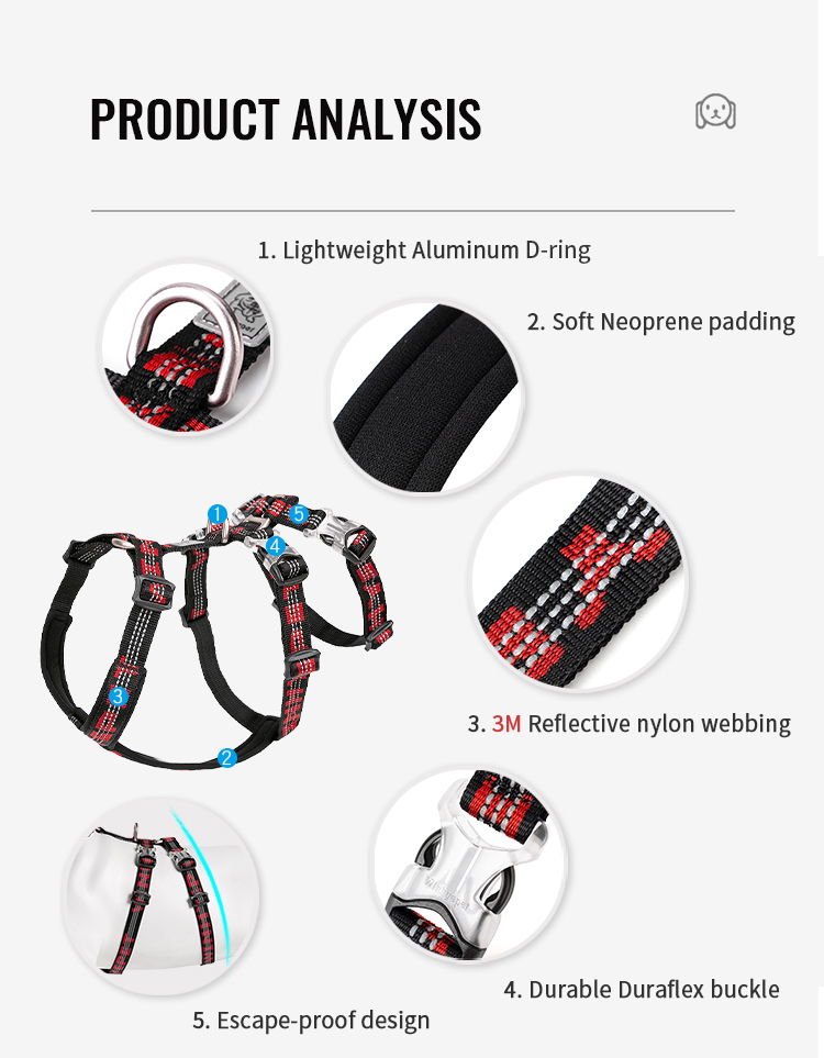 Winhyepet Double H Trail Runner Harness (YH1804)