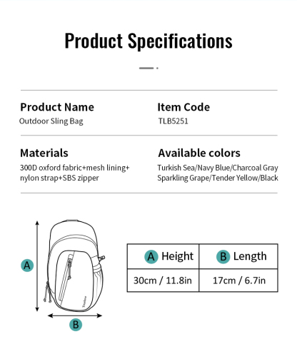 Truelove Outdoor Sling Bag (TLB5251)
