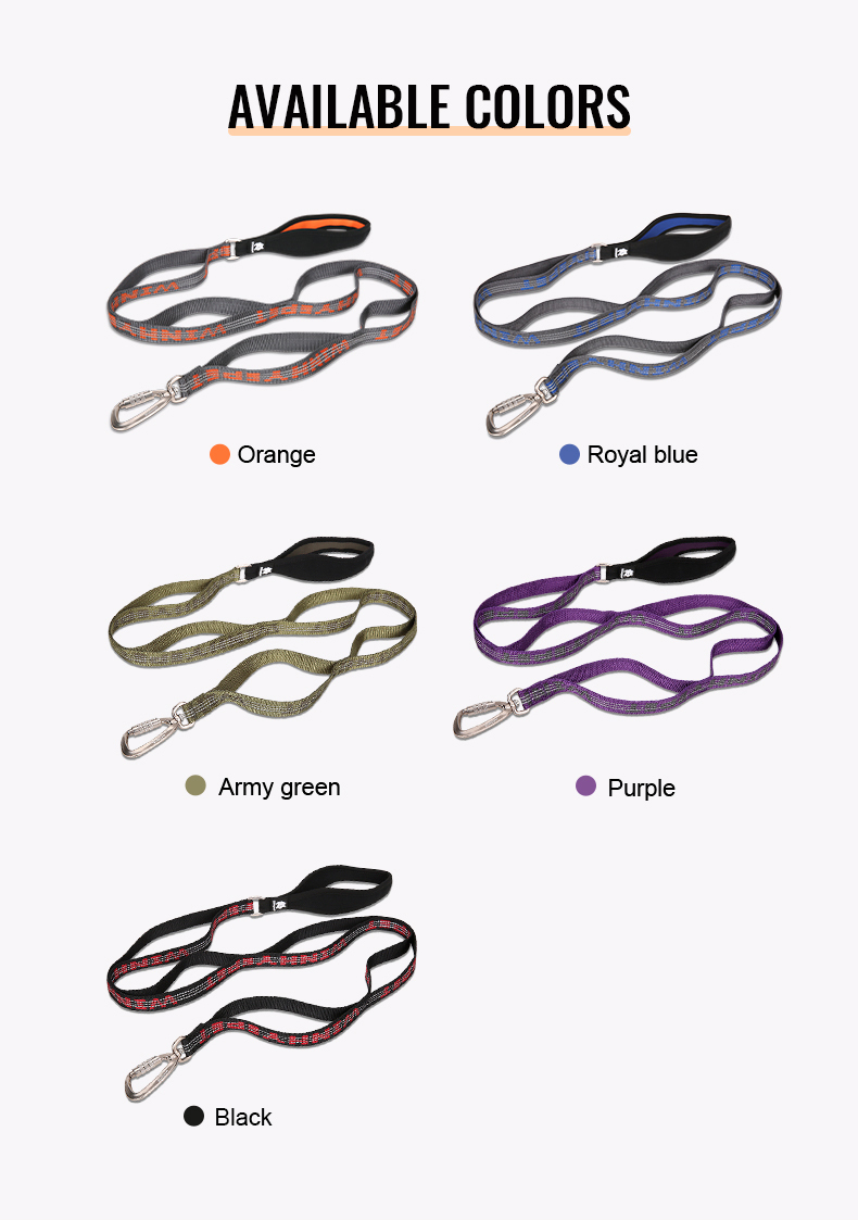 Winhyepet Multi-handle dog leash with reflective (YL1832)