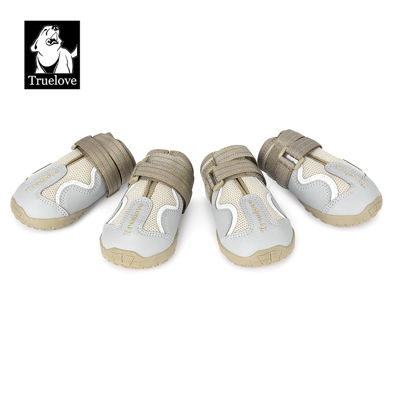 Truelove Breathable Mesh & Leather Outdoor Pet Shoes for Enhanced Paw Protection (TLS3962)
