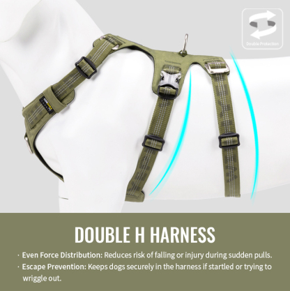 Winhyepet Double H Ultra-Light Safety Harness with reflective (YH1808)