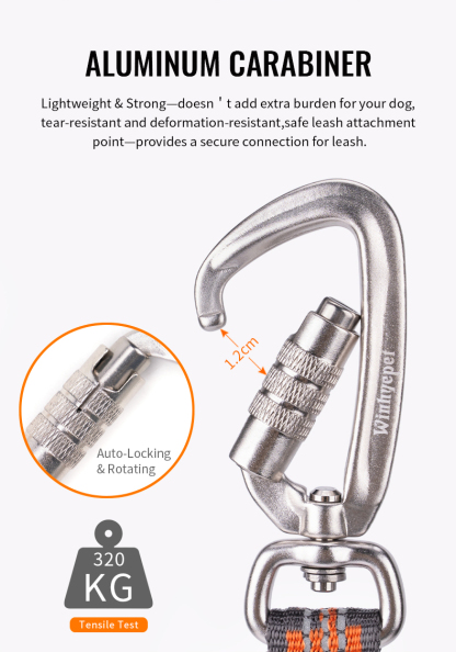 Winhyepet Multi-handle dog leash with reflective (YL1832)