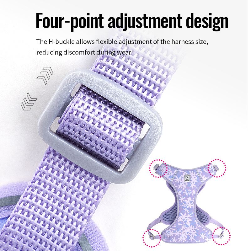 Truelove Ultra-Lightweight Nylon Mesh High Quality Breathable Reflective Pet Harness