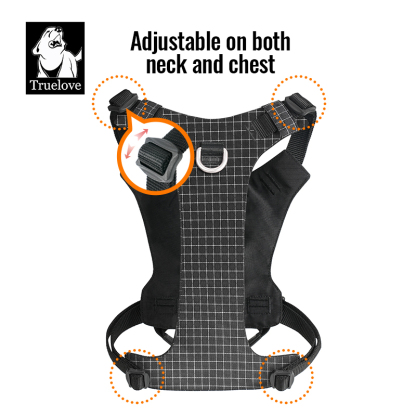 Truelove High-Tech Harness with LED Light and GPS Tracker Holder Innovative Harness