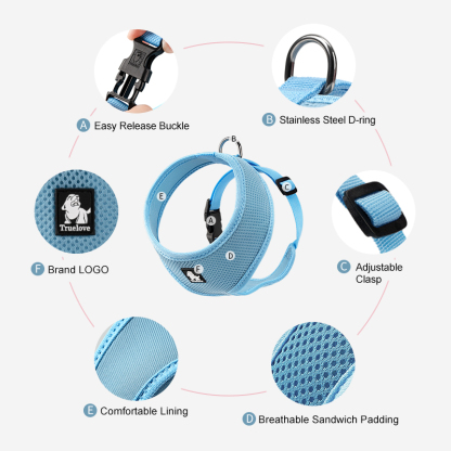 Truelove Comfortable Soft Breathable Pet Vest (TLH1911)