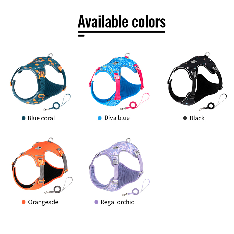 Truelove Ultra-Lightweight Nylon Mesh High Quality Breathable Reflective Pet Harness