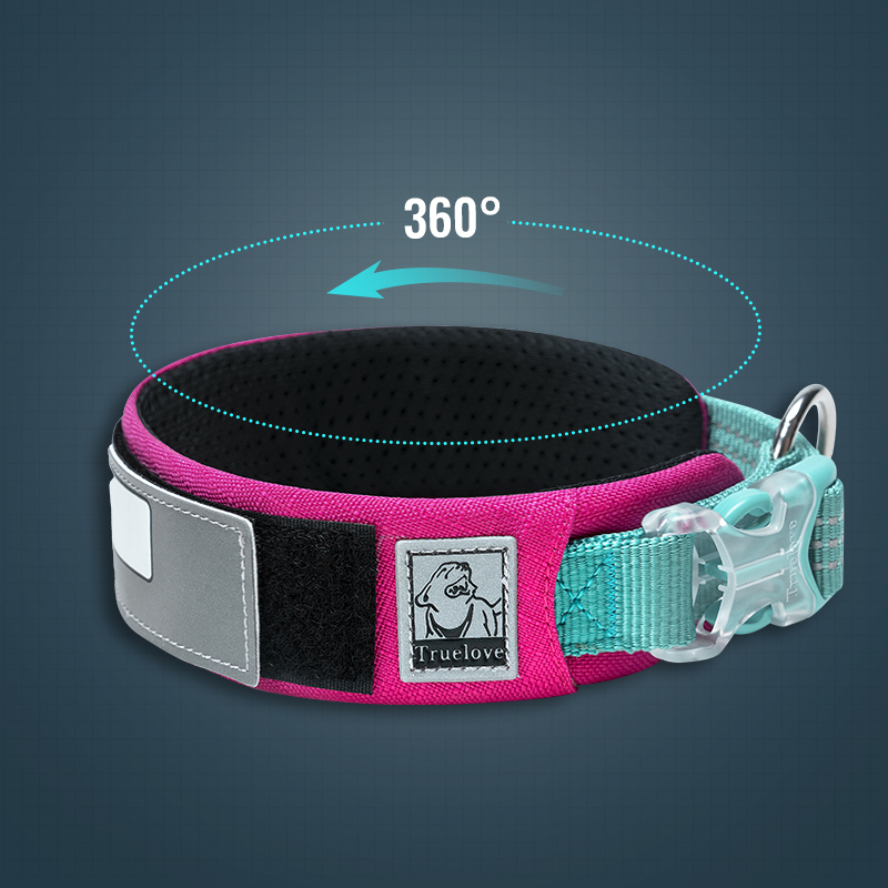 Truelove High Quality Multifunctional Personalized Dog Collar Soft Pet Collar Tactical (TLC5611)