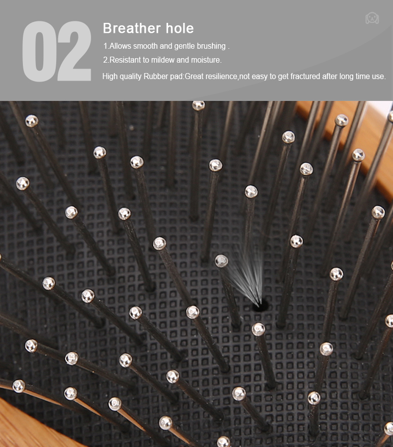 Truelove Ultimate Pet Brush: Bamboo Crafted & Boar Bristle Infused for Gentle Grooming (TLK23131)