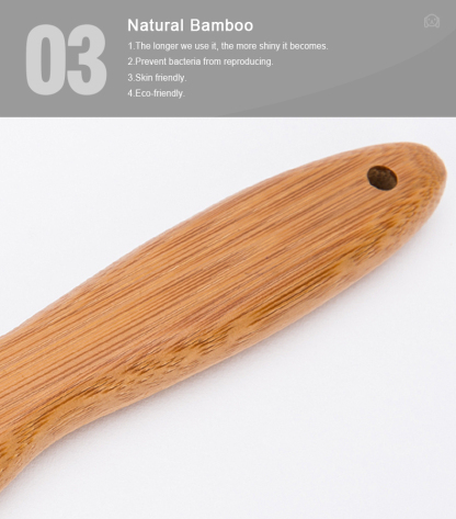 Truelove FurPerfection: Bamboo Crafted Brush with Ergonomic Comfort Handle (TLK22131)