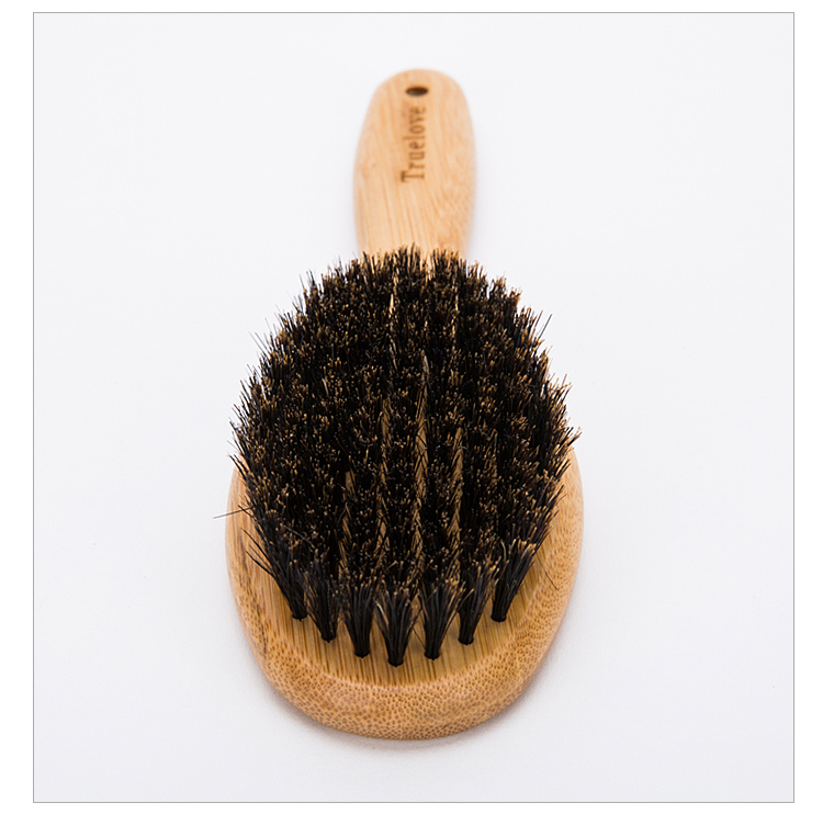 Truelove NatureTouch: Bamboo Handled Brush with Authentic Boar Bristles for Pets (TLK21131)