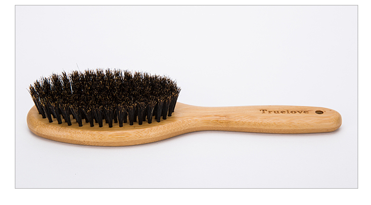 Truelove NatureTouch: Bamboo Handled Brush with Authentic Boar Bristles for Pets (TLK21131)