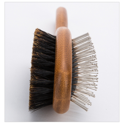 Truelove Ultimate Pet Brush: Bamboo Crafted & Boar Bristle Infused for Gentle Grooming (TLK23131)