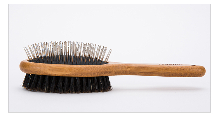 Truelove Ultimate Pet Brush: Bamboo Crafted & Boar Bristle Infused for Gentle Grooming (TLK23131)