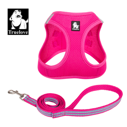 Truelove Nylon Solid Color Dog Harness Vest for Training Puppy Walking