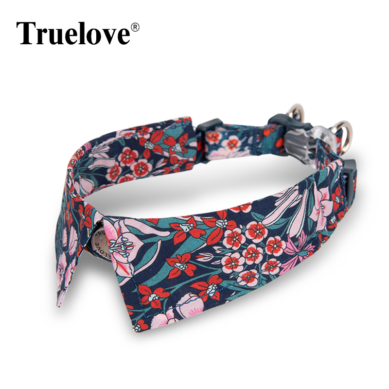Truelove Floral Fashion 100% Cotton Cat Collar (TLC5411)