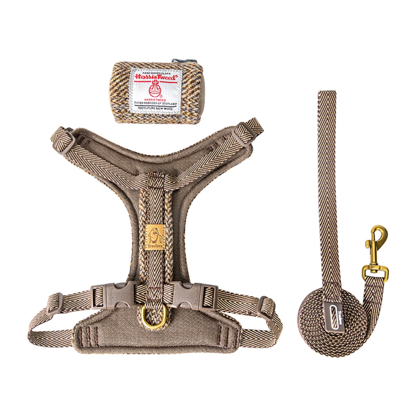 Truelove Comfort Fashionable Series Harness Leash Suit Convenient Poop