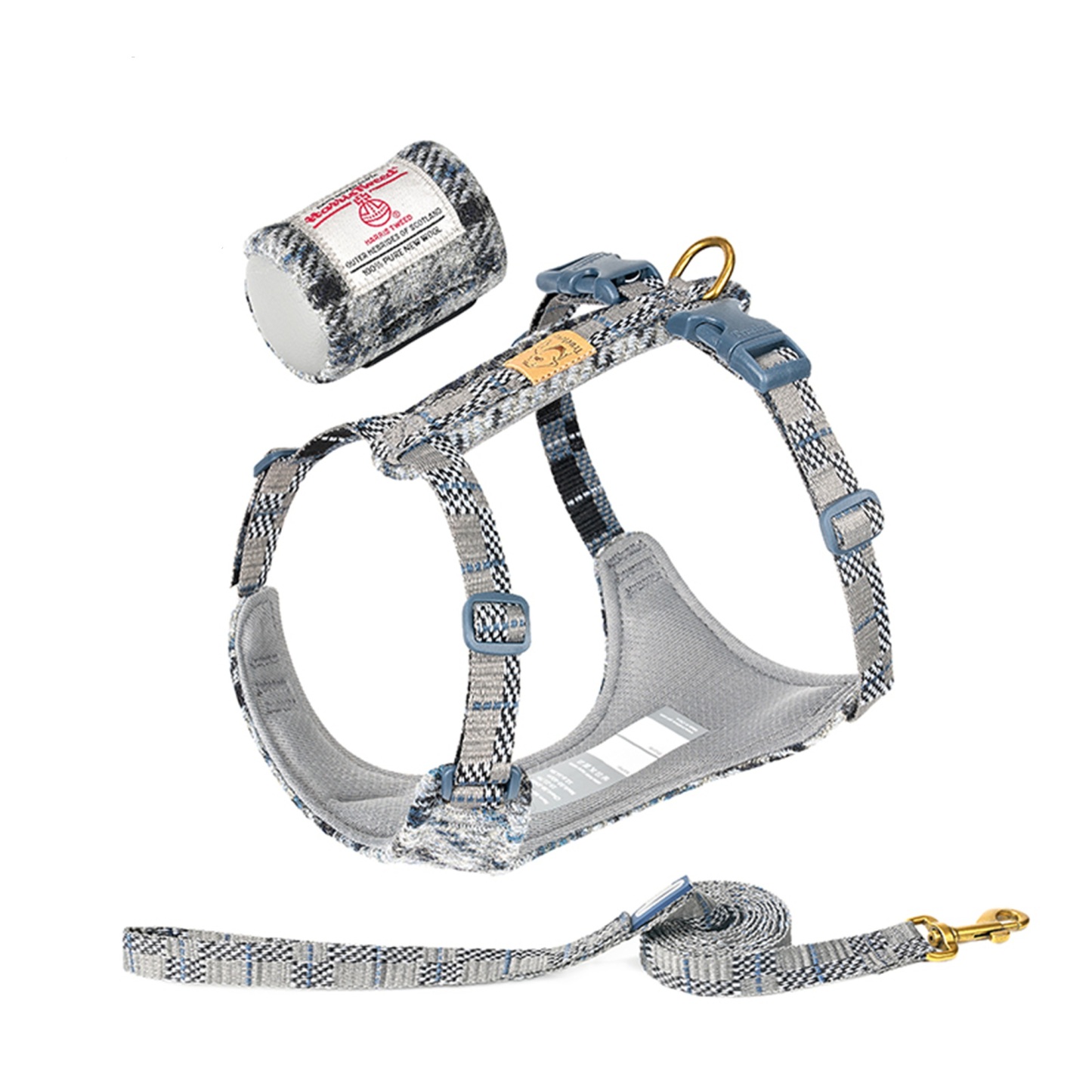 Truelove Comfort Fashionable Series Harness Leash Suit Convenient Poop Bag Dispenser (TLH2912)