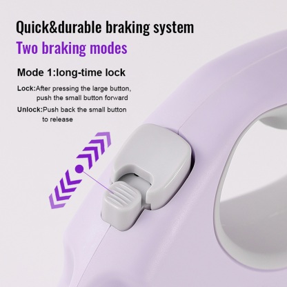 Truelove Adventure 5m Reflective Hands-Free Extendable Dog Leash (TLL5001)