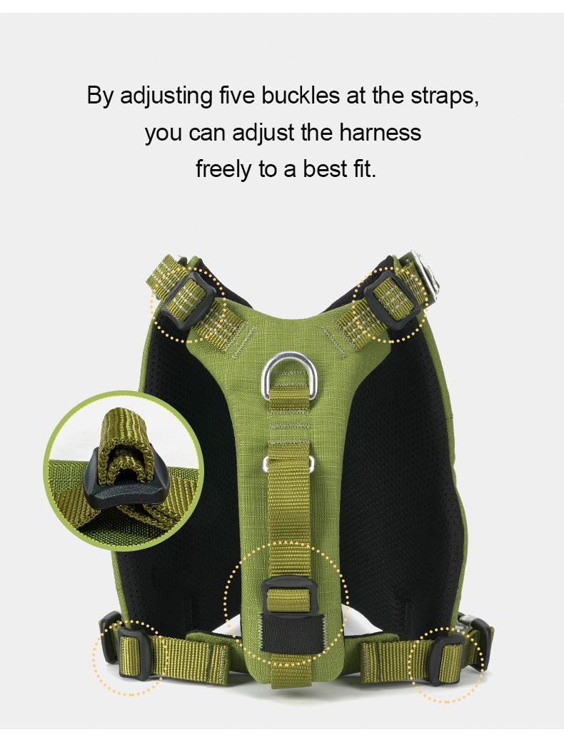 Truelove Tactic Comfortable Cordura Adjust Dog Harness
