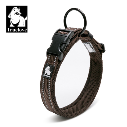 Truelove Lightweight Training Pet Collar with Adjustable Buckle Reflective Dog Tactical Collar (TLC5011)