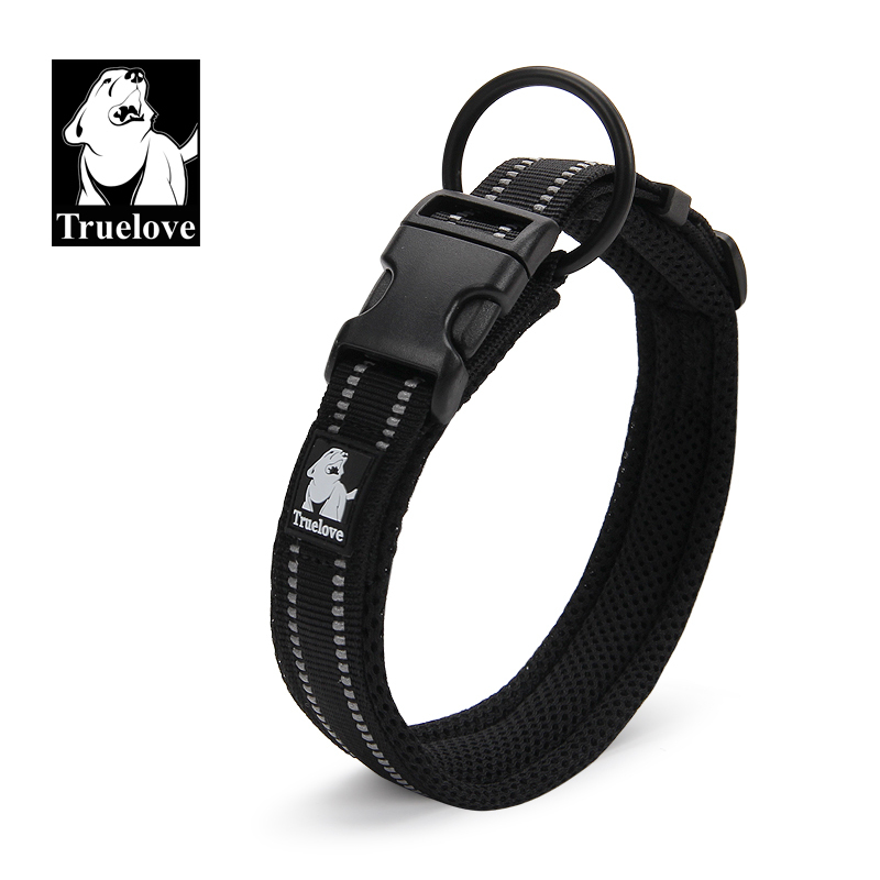 Truelove Lightweight Training Pet Collar with Adjustable Buckle Reflec