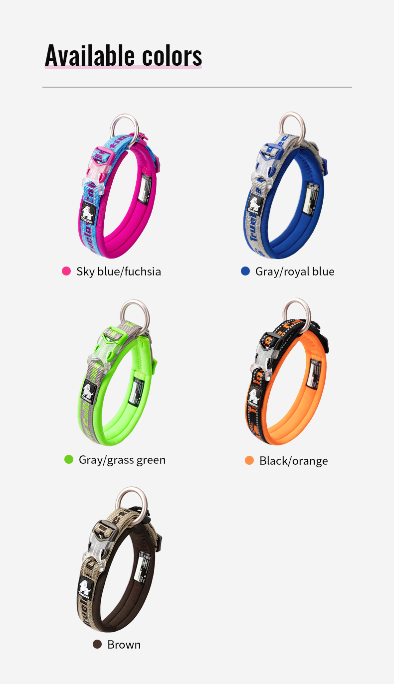 Truelove Reflective Padded Pet Collar for Safety and Comfort (TLC50121)