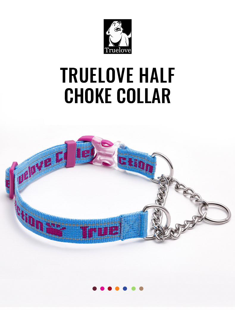 Truelove Dog Collar with Stainless Steel Chain (TLC5372)