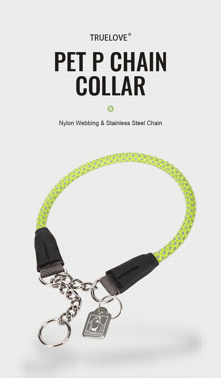 Truelove P-chain Reflective Safety Collar for Your Beloved Pet (TLC5375)