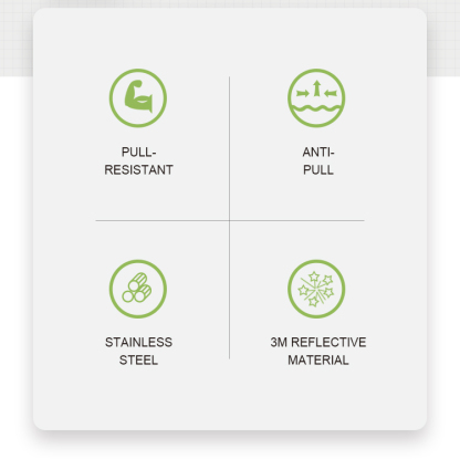 Truelove P-chain Reflective Safety Collar for Your Beloved Pet (TLC5375)