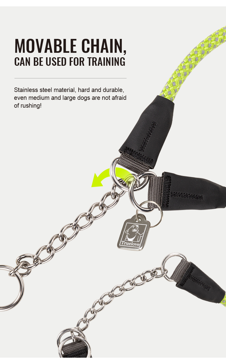 Truelove P-chain Reflective Safety Collar for Your Beloved Pet (TLC5375)