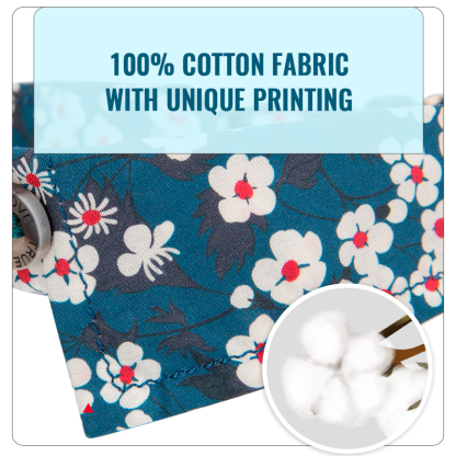 Truelove Floral Fashion 100% Cotton Cat Collar (TLC5411)