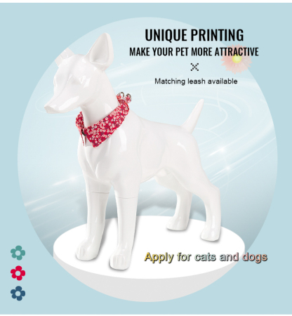 Truelove Floral Fashion 100% Cotton Cat Collar (TLC5411)