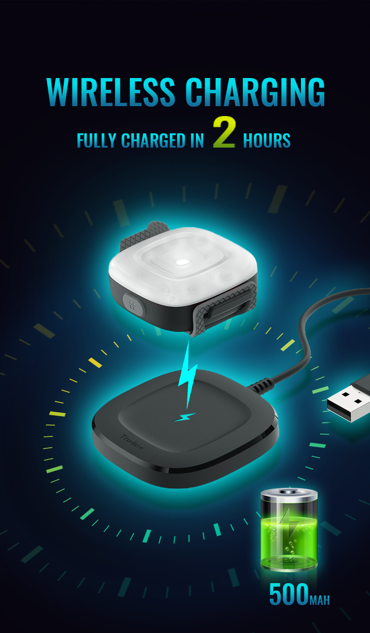 Truelove Waterproof Wireless Charging LED Dog Safety Light (TLD19102)