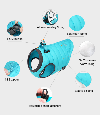 Truelove Warm and Durable Pet Winter Coat with Thinsulate Insulation (TLG2171)