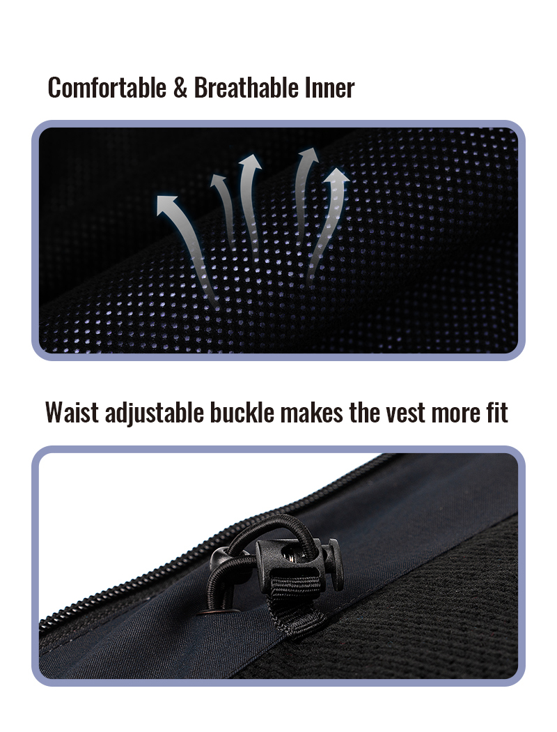 Truelove Fashionable Waterproof Protective Reflective Cloth Multi-Pockets Pet Dog Trainer Handler Vest (TLG2751)