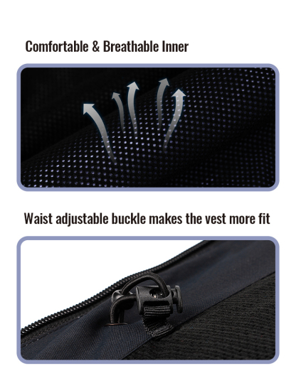 Truelove Fashionable Waterproof Protective Reflective Cloth Multi-Pockets Pet Dog Trainer Handler Vest (TLG2751)