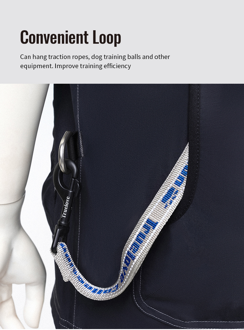 Truelove Fashionable Waterproof Protective Reflective Cloth Multi-Pockets Pet Dog Trainer Handler Vest (TLG2751)