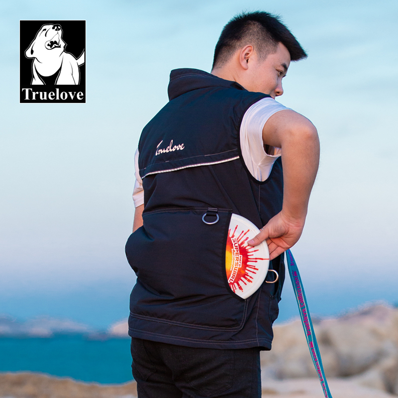 Truelove Fashionable Waterproof Protective Reflective Cloth Multi-Pockets Pet Dog Trainer Handler Vest (TLG2751)