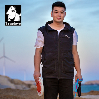 Truelove Fashionable Waterproof Protective Reflective Cloth Multi-Pockets Pet Dog Trainer Handler Vest (TLG2751)