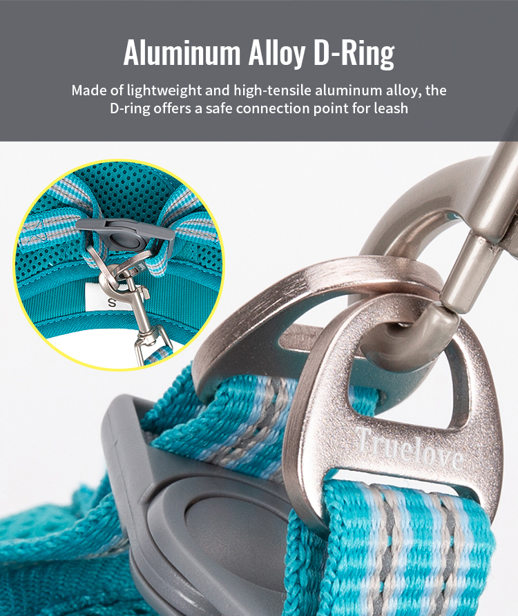 Truelove Nylon Solid Color Dog Harness Vest for Training Puppy Walking (TLH2911)