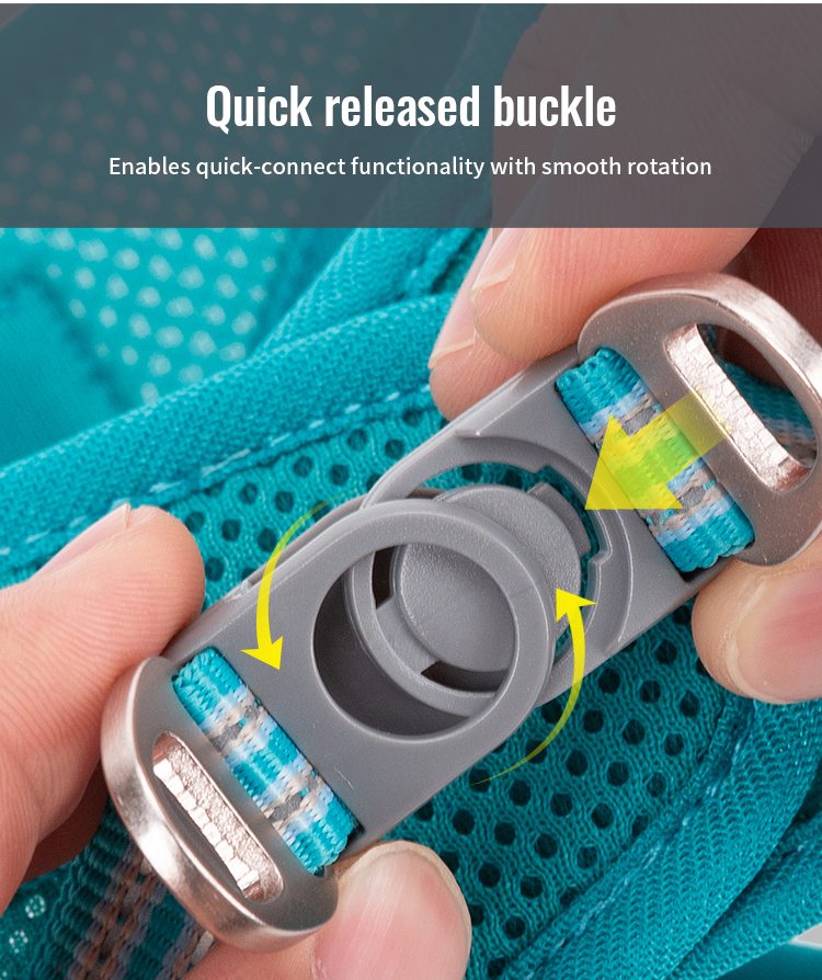 Truelove Nylon Solid Color Dog Harness Vest for Training Puppy Walking (TLH2911)