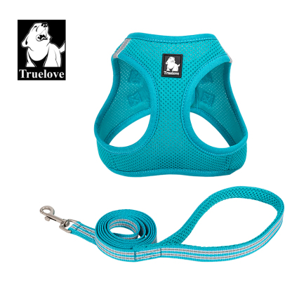 Truelove Nylon Solid Color Dog Harness Vest for Training Puppy Walking