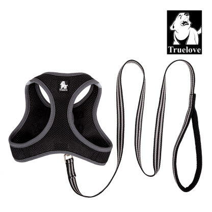 Truelove Nylon Solid Color Dog Harness Vest for Training Puppy Walking
