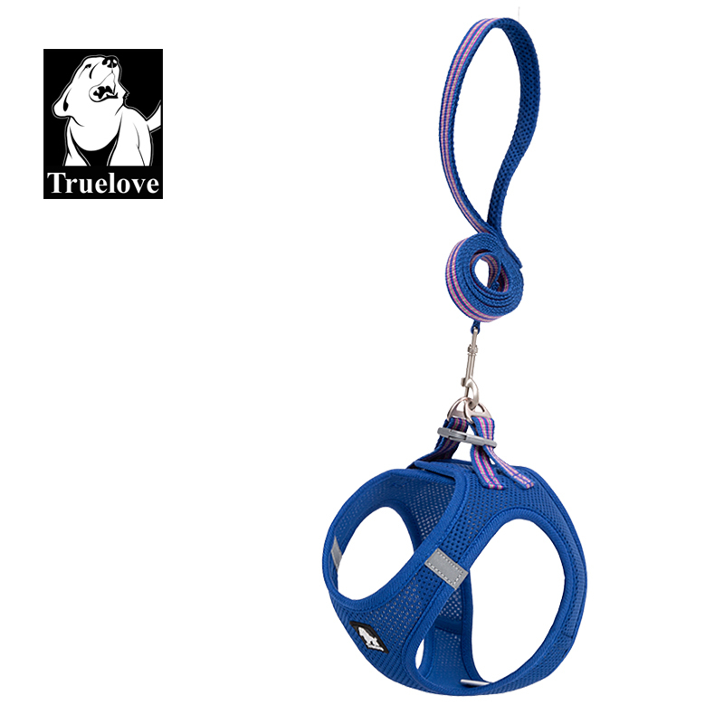 Truelove Nylon Solid Color Dog Harness Vest for Training Puppy Walking
