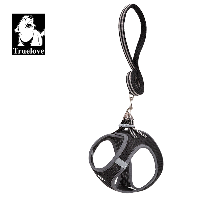 Truelove Nylon Solid Color Dog Harness Vest for Training Puppy Walking